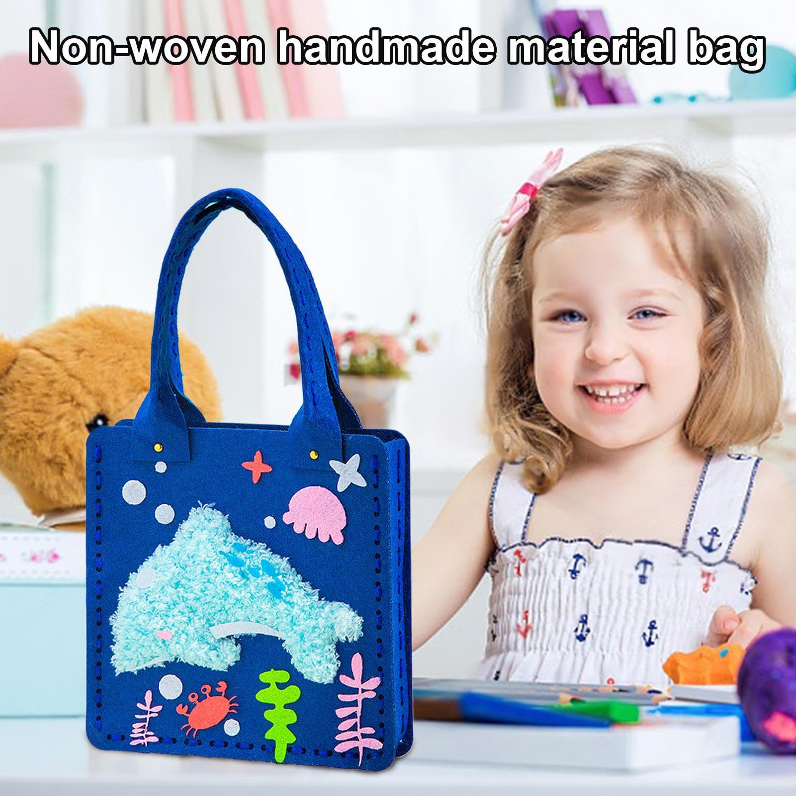 Amazon | 刺繍トートバッグ キッズ手作りセット - 色とりどりの動物