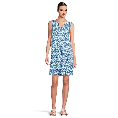 Tommy Bahama Darcy Coastal Tiles Short Sleeve Dress Women