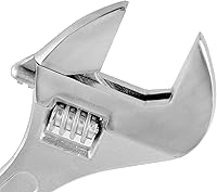 Vista 2 de HOIGON 2 PCS 15 Inch Adjustable Wrench, Heavy Duty Crescent Wrenches with Wide Jaw and Ergonomic Handle for Machine Maintenance Silver