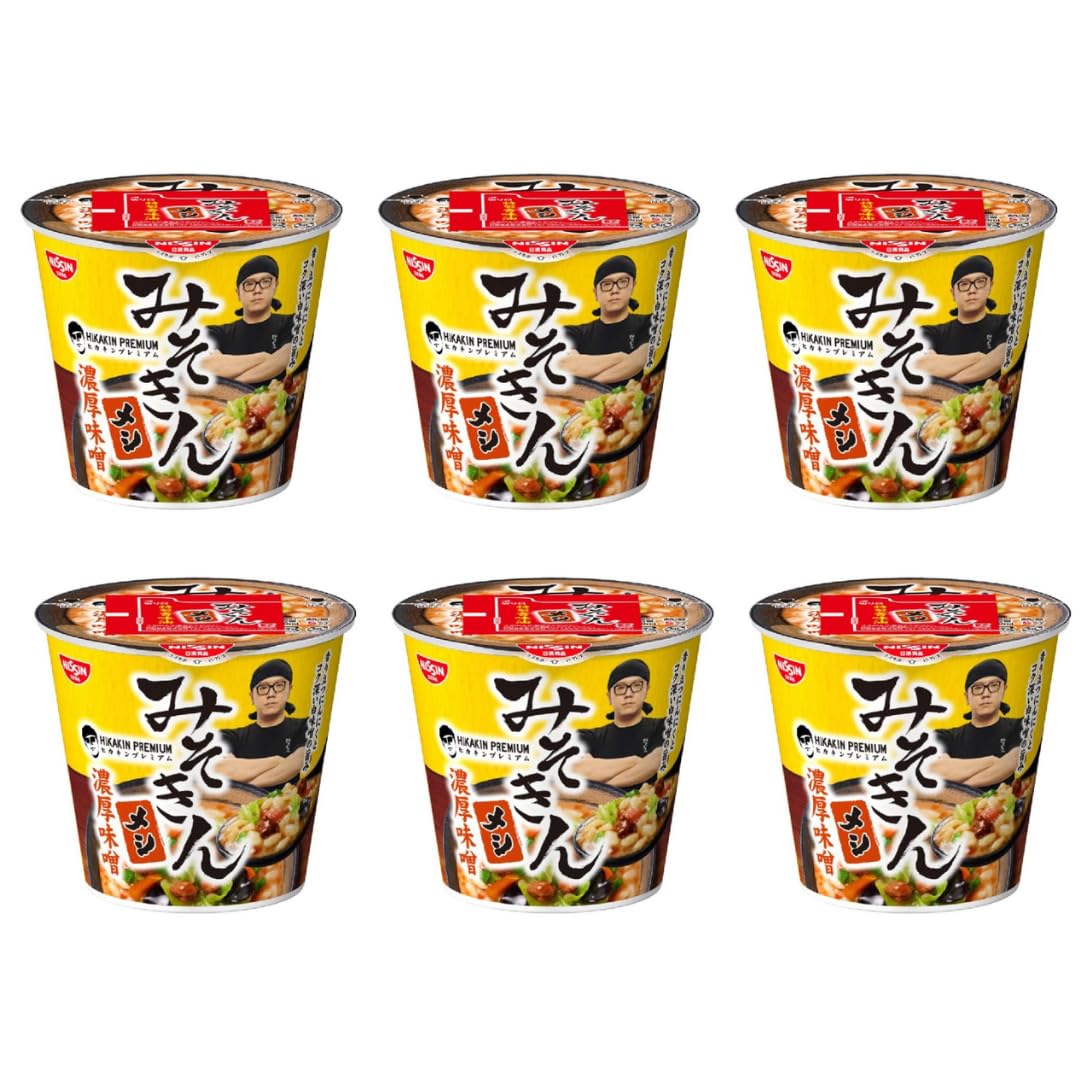 ヒカキン濃厚味噌ラーメン Amazon.co.jp: HIKAKIN PREMIUM カップ麺 みそきん濃厚味噌