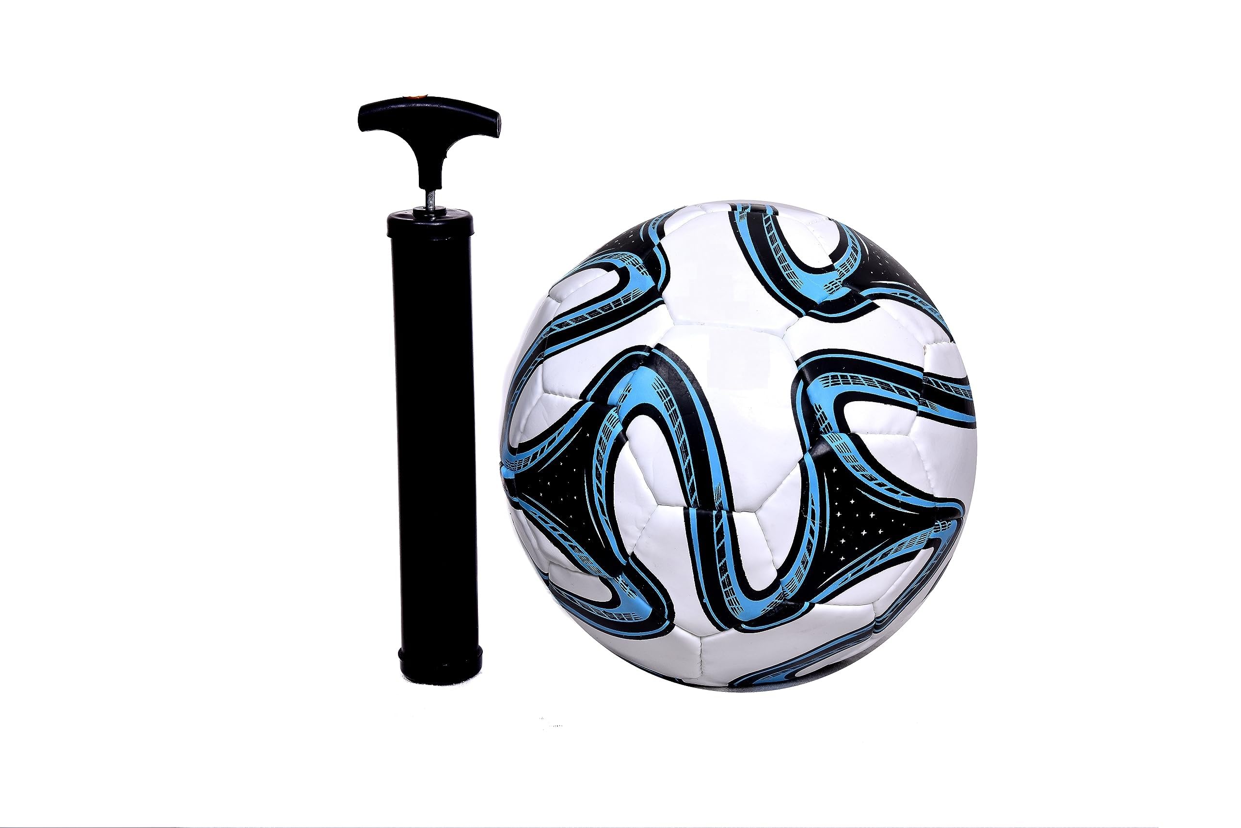 Wirmon World Cup 2014 Football Hand Stiched Training Football with Air Pump and Pin Size 5-image-5