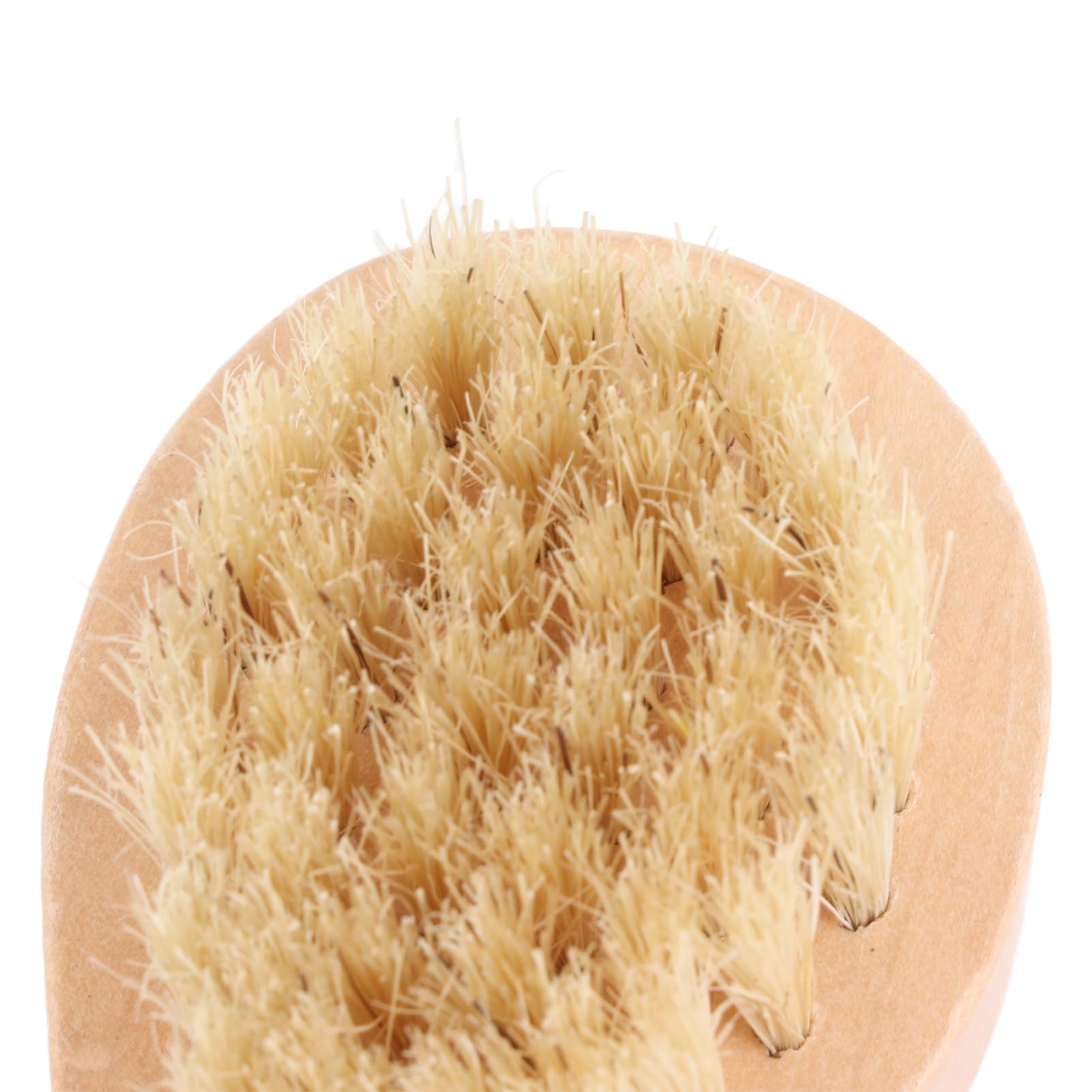 Exfoliating Facial Cleanser Brush Wooden Skin Care Tool Soft Bristle Scrubber Massage Brush for Eyebrow Neck Body Care (180 Letters) - Image 4