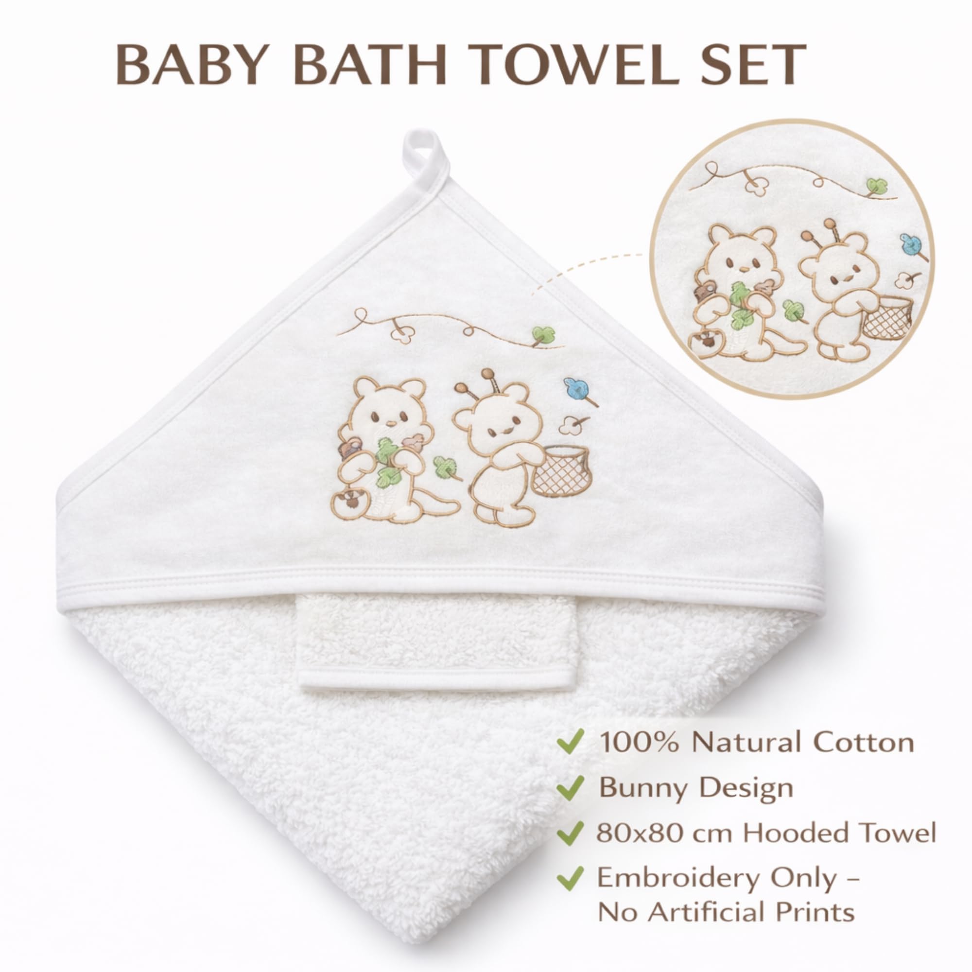 Blue Eyes Set Regalo Neonato 10 Pezzi in Cotone