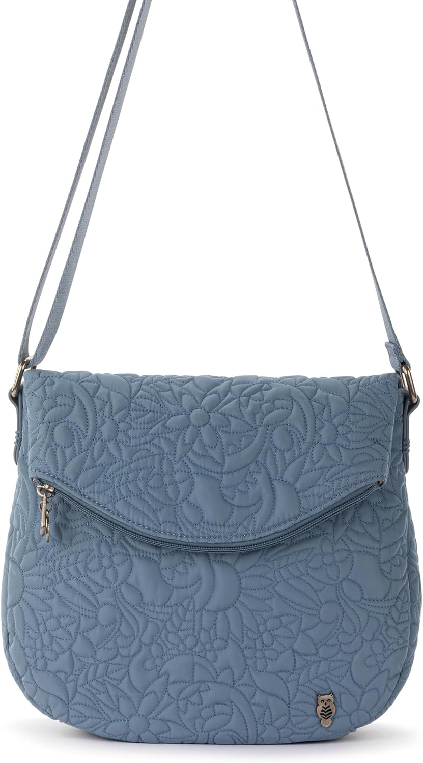 Sakroots Foldover Crossbody Purse - Women's Handbag For Everyday & Travel - Cross Body With Adjustable Shoulder Strap - Image 5