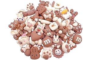 Bulk Assorted Brown Croc Charms