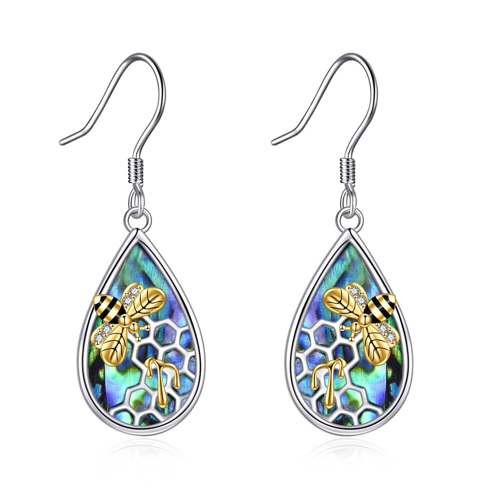 Orecchini a forma di orso in argento sterling 925 - Italia