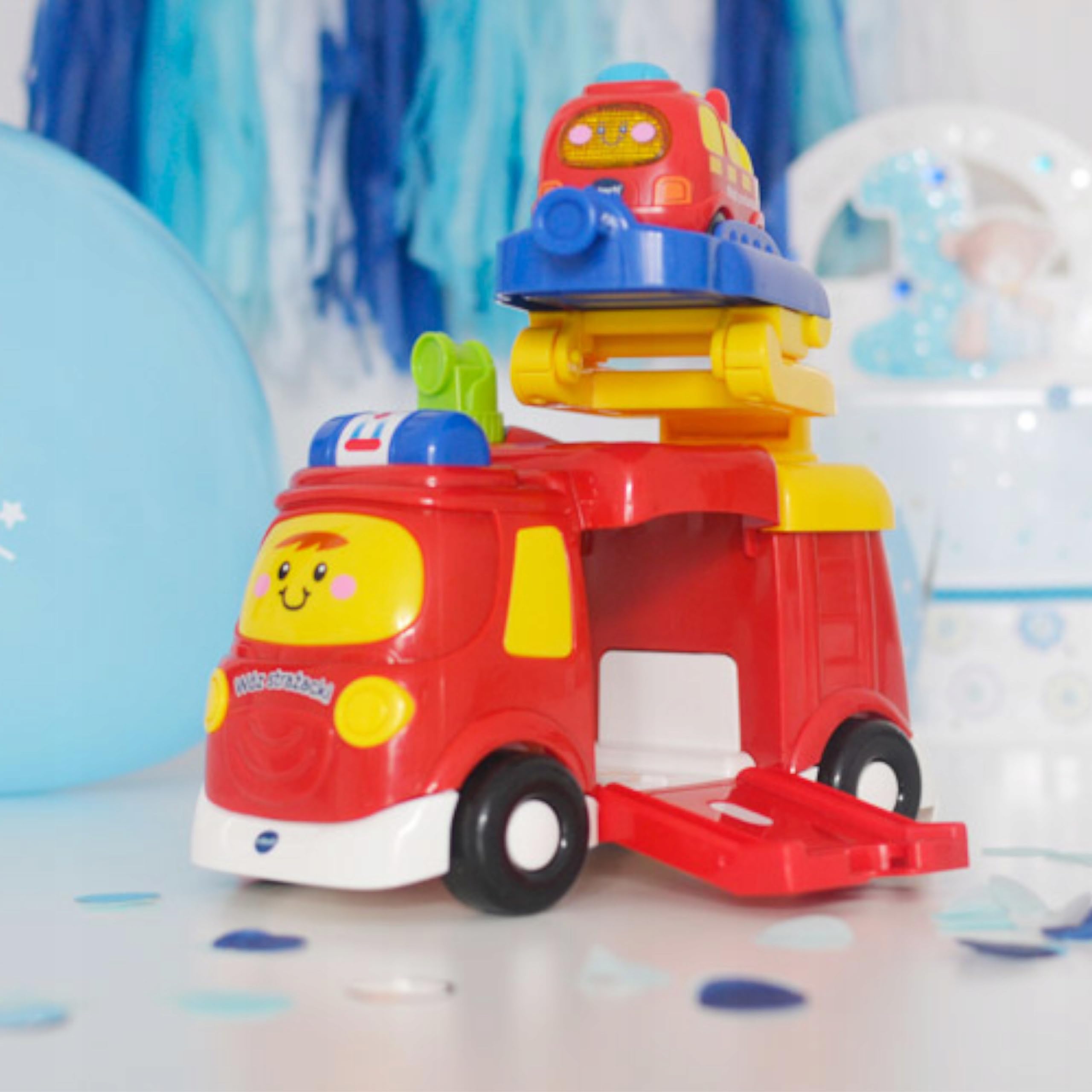Vtech Trefl TUT Autka Große Feuerwehrwagen Interaktives Bildungsset für Kinder ab 12 Monaten