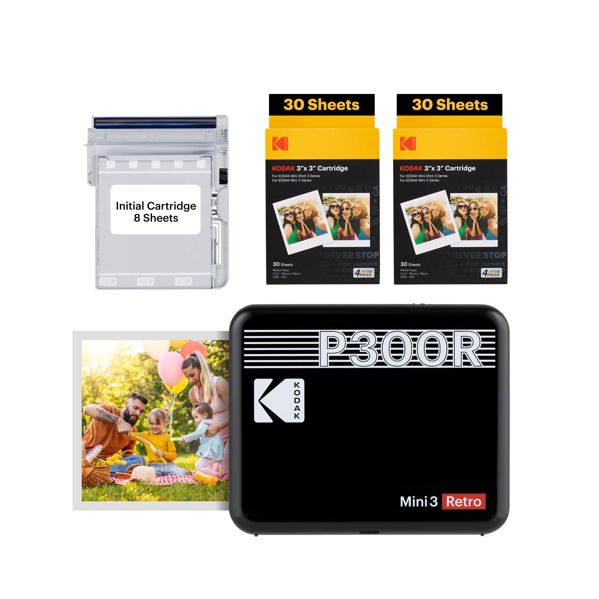 Kodak Mini3 Retro (Bundle, Black)