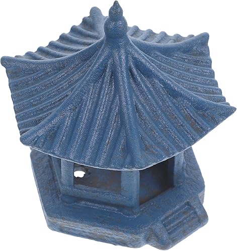 Miniatura 6 de Mini estatua de pagoda de cerámica en miniatura, decoración hexagonal de hadas, mini figuras japonesas de jardín para decoración de bonsái de jardín