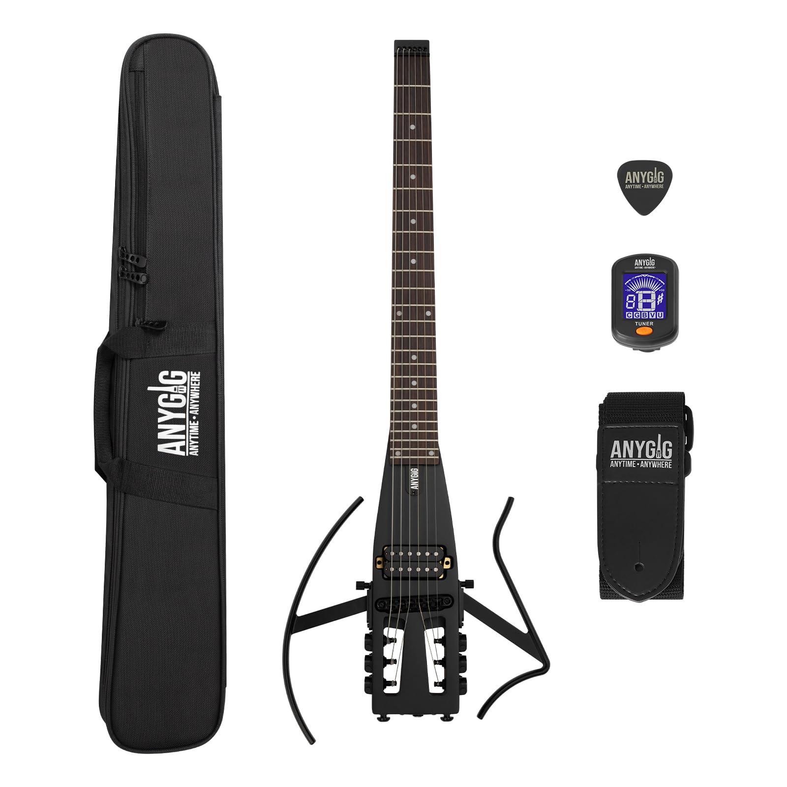 Amazon.com: Anygig Travel Electric Guitar Headless – Portable