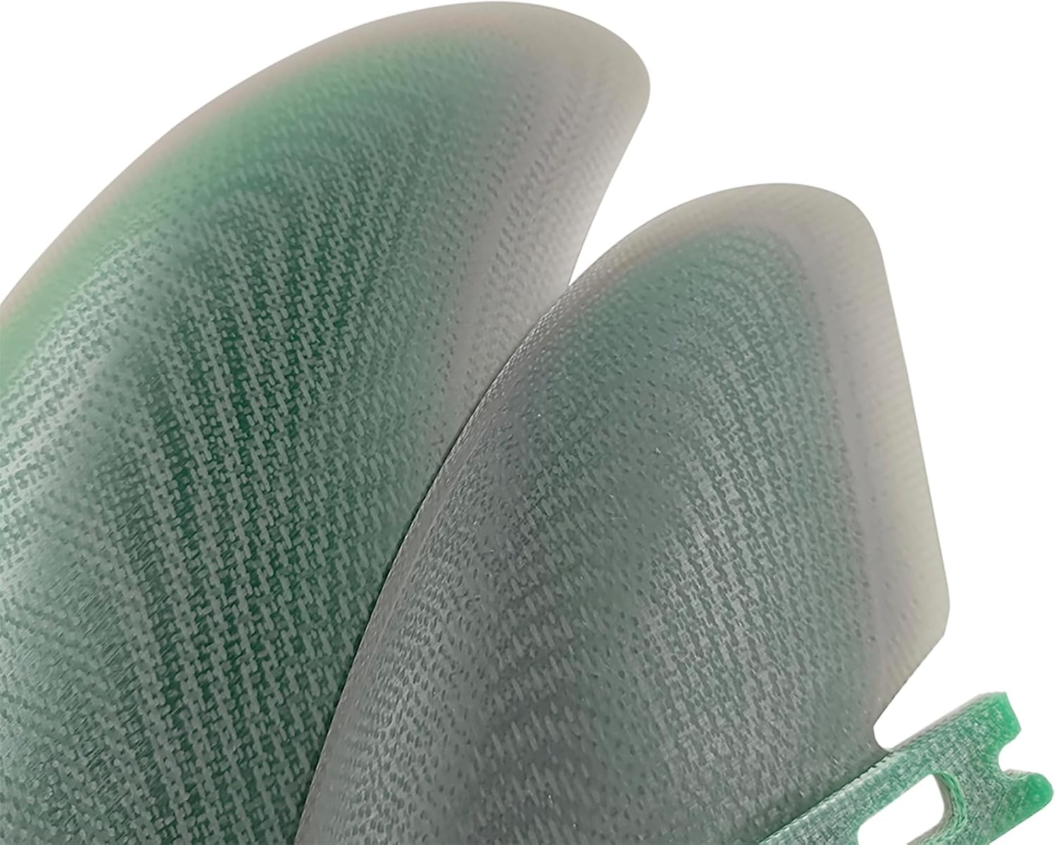 UP SURF Surfboard fin Quad fins Set(4 Fins) Single Tab/Double Tabs 2 RM Size -Solid Fiberglass Flex for Lightweight Durability & Top Surfing Performance