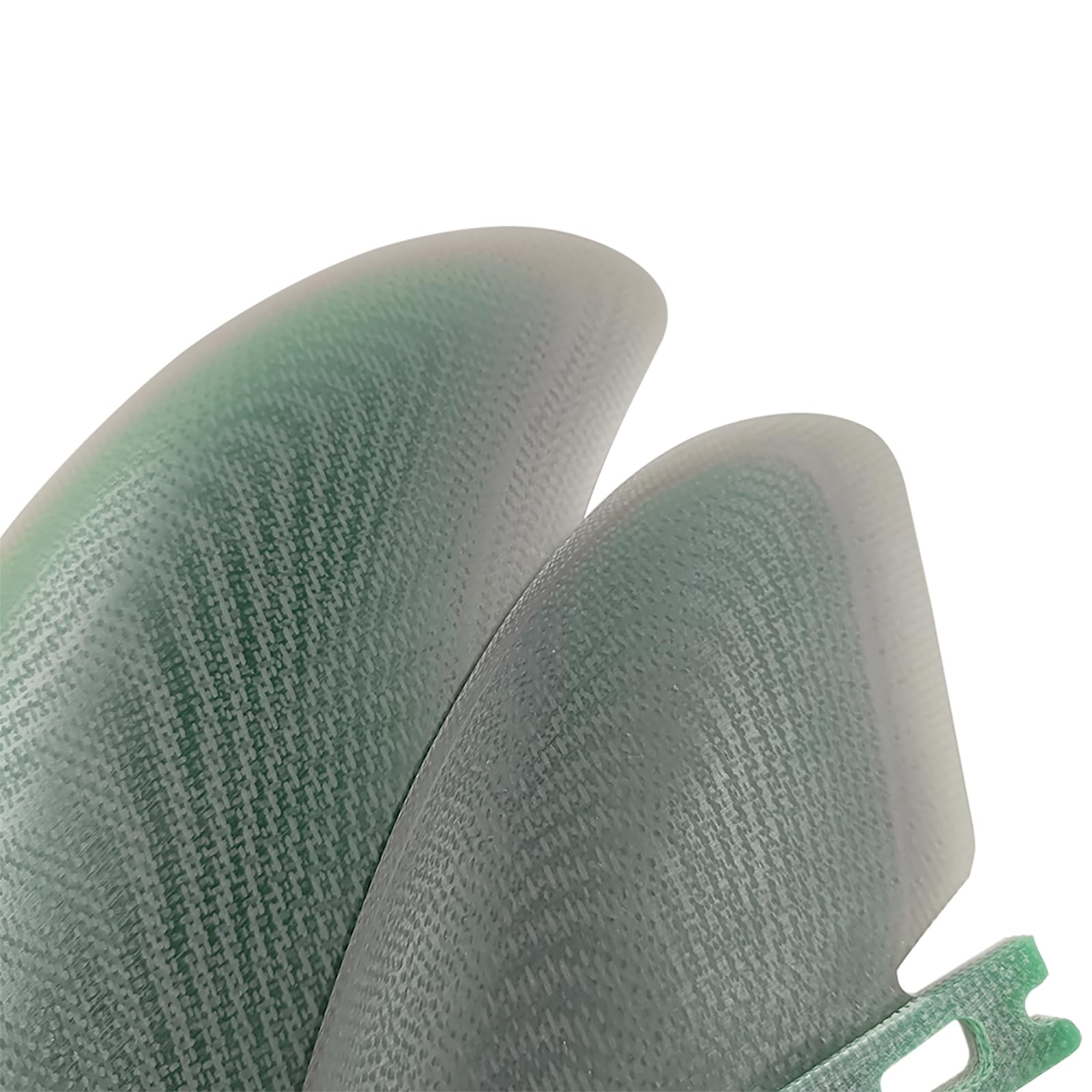 UP SURF Juego de aletas cuádruples para tabla de surf (4 aletas), pestañas individuales/pestañas dobles 2 RM, fibra de vidrio flexible sólida para una durabilidad ligera y un rendimiento superior de