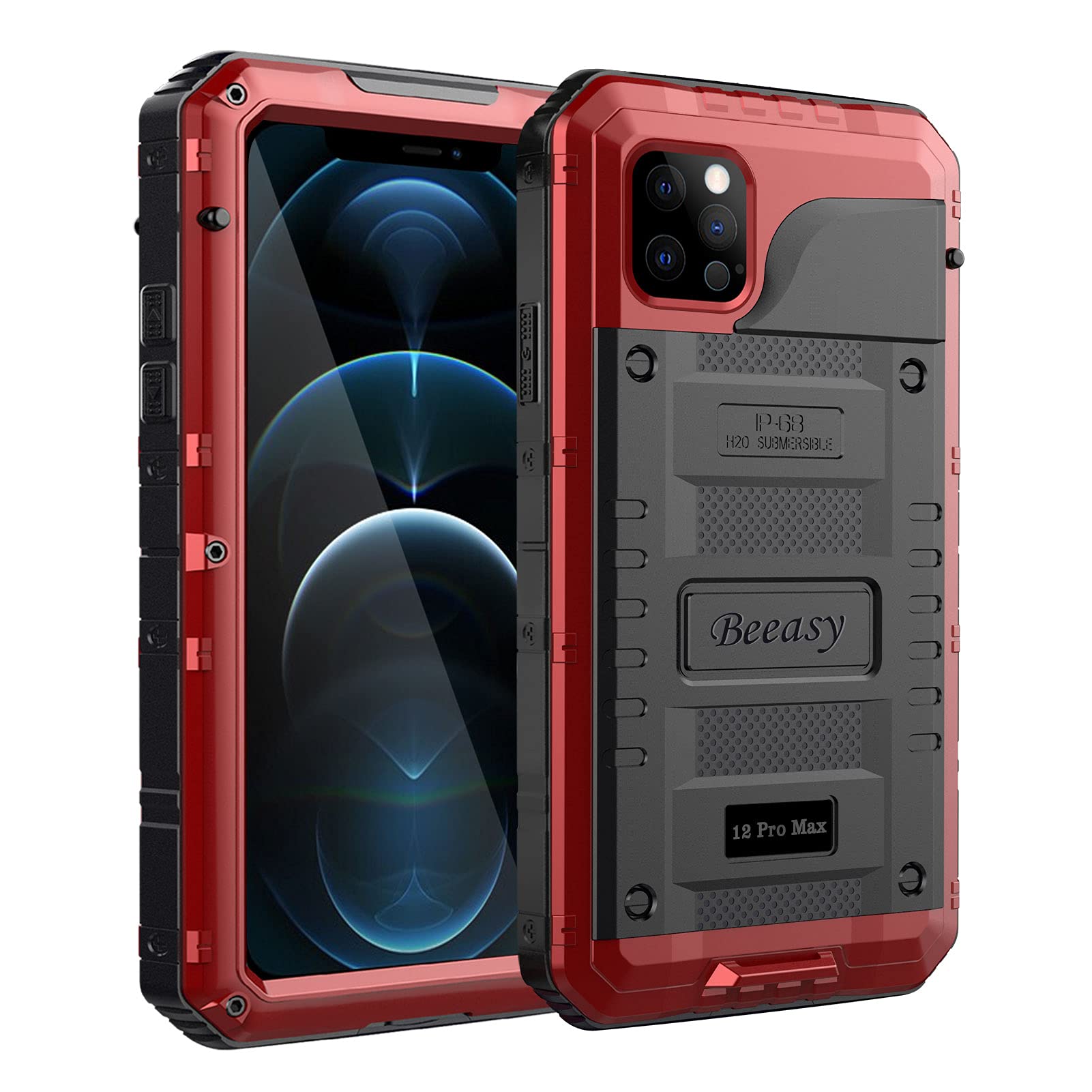 Coque iPhone 12 Pro Max antichoc étanche IP68 étui de protection intégrale - 7