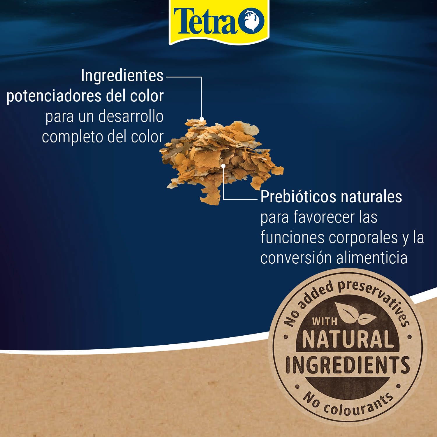 Tetra Rubin Flakes Alimento completo en copos, 10 L | Potenciadores de color naturales | Brillo intenso del color de los peces
