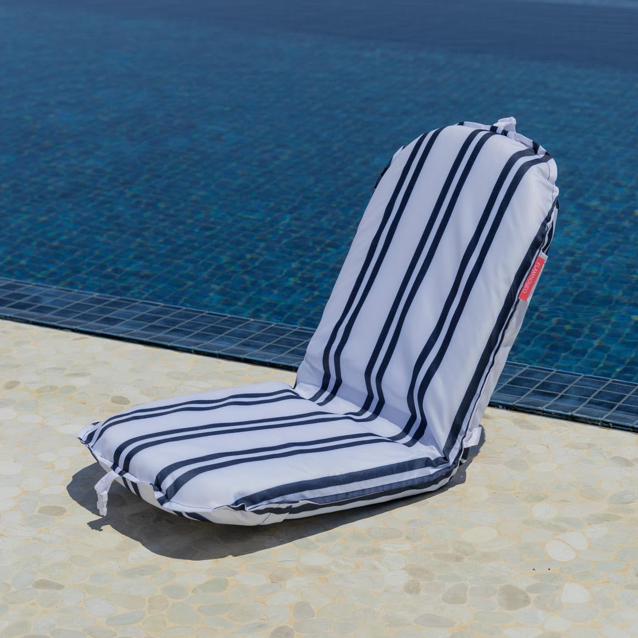 Flamingueo Chaise Longue Pliante - Chaise de Plage Pliable, Matelas Transat, Chaise de Plage 5 Positions, Transat de Plage Pliable, Tapis de Plage