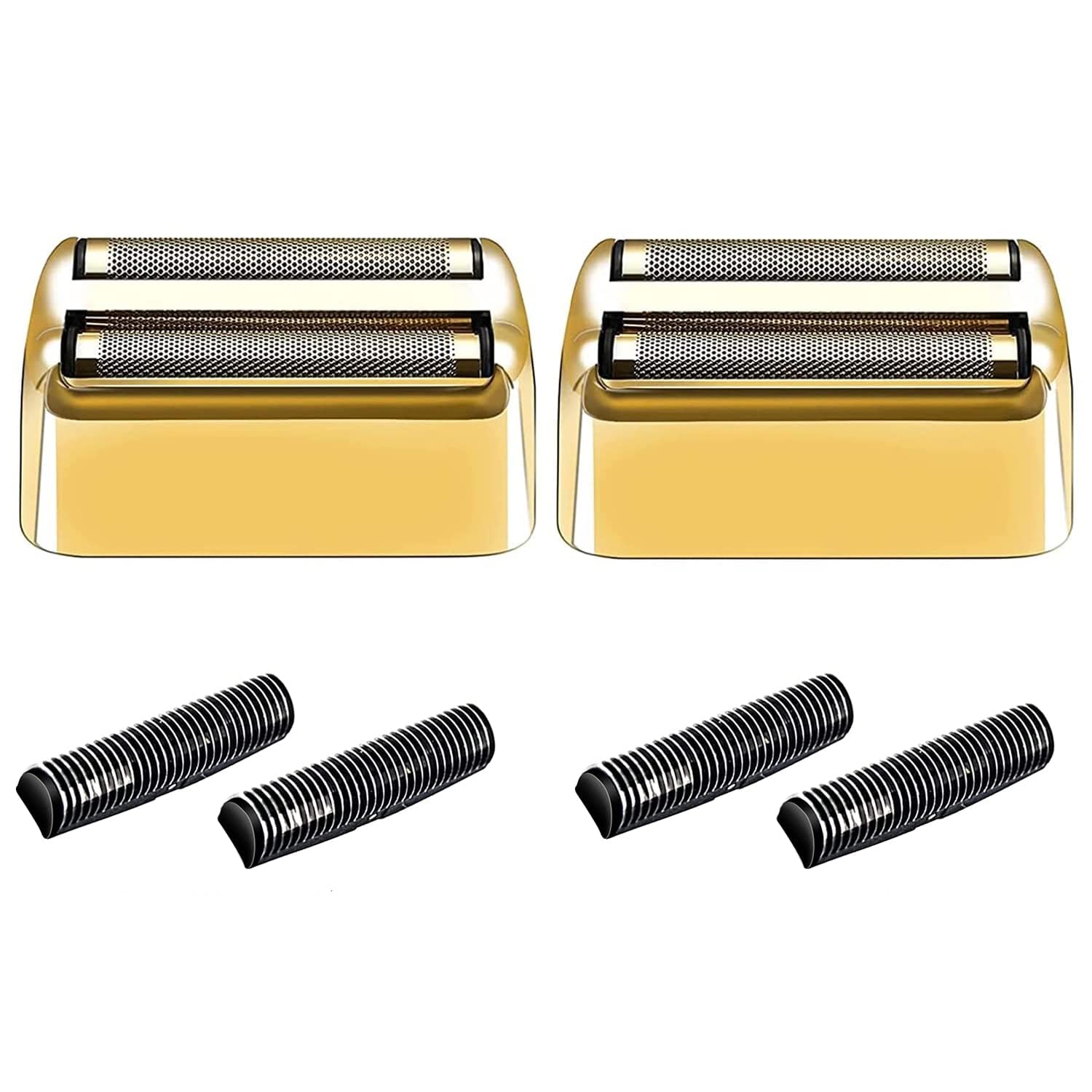 têtes de rasoir de rechange compatibles avec BaByliss Foil Shaver (Gold/2)