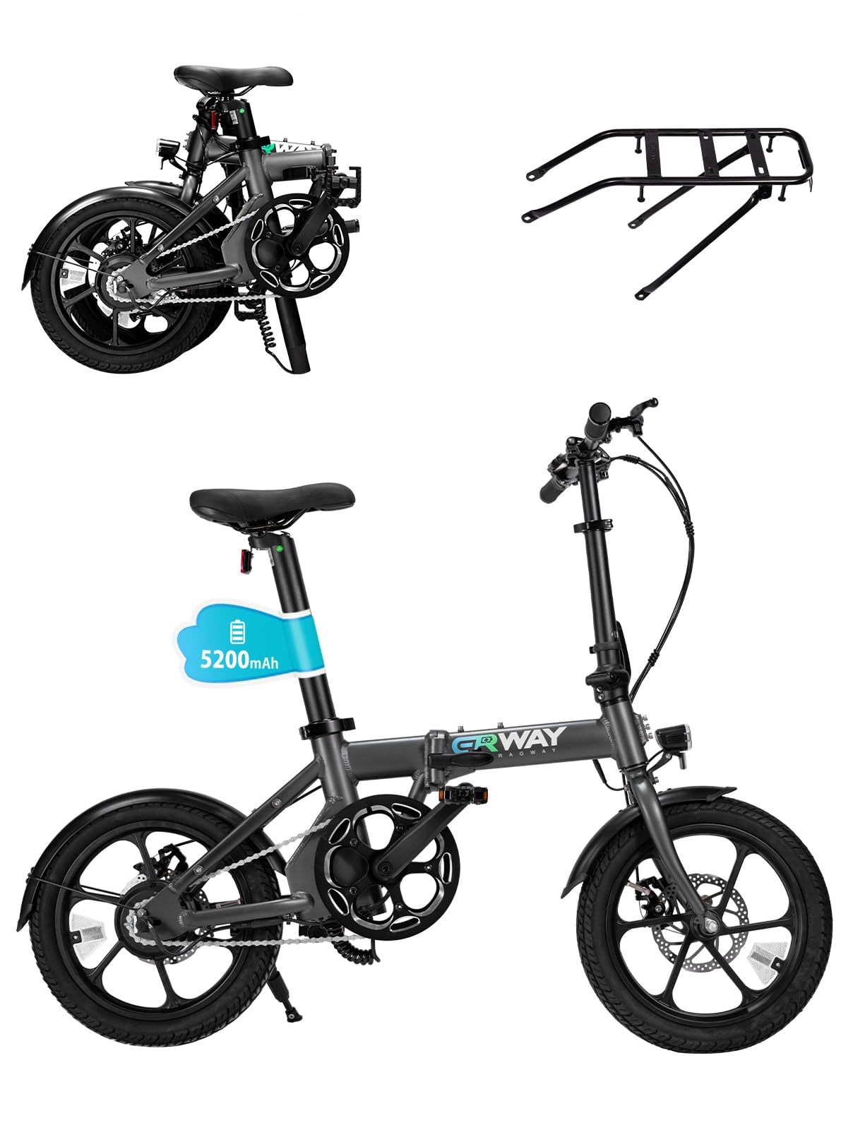 Amazon | ERWAY A01Lite 電動自転車 折りたたみ 電動アシスト自転車 