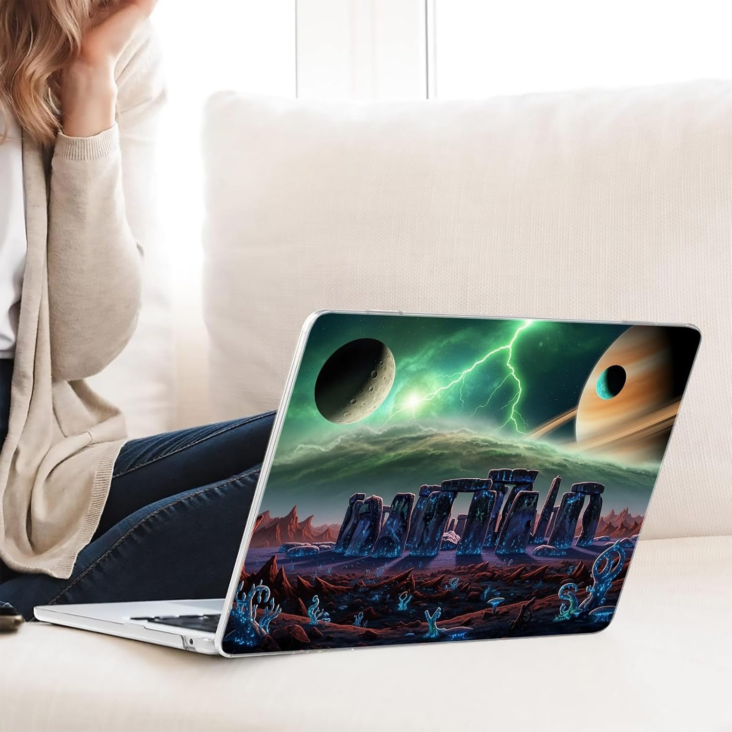 Compatible with MacBook Neo 13-inch, Hard Shell Case with Keyboard Cover and Screen Protector (A3404 A18 Pro chip, 2026 Release) - Stonehenge MC22600