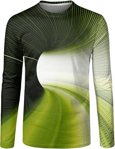 Miniatura 2 de Sudadera de manga larga con estampado 3D para hombre, casual, holgada, cómoda, cuello redondo