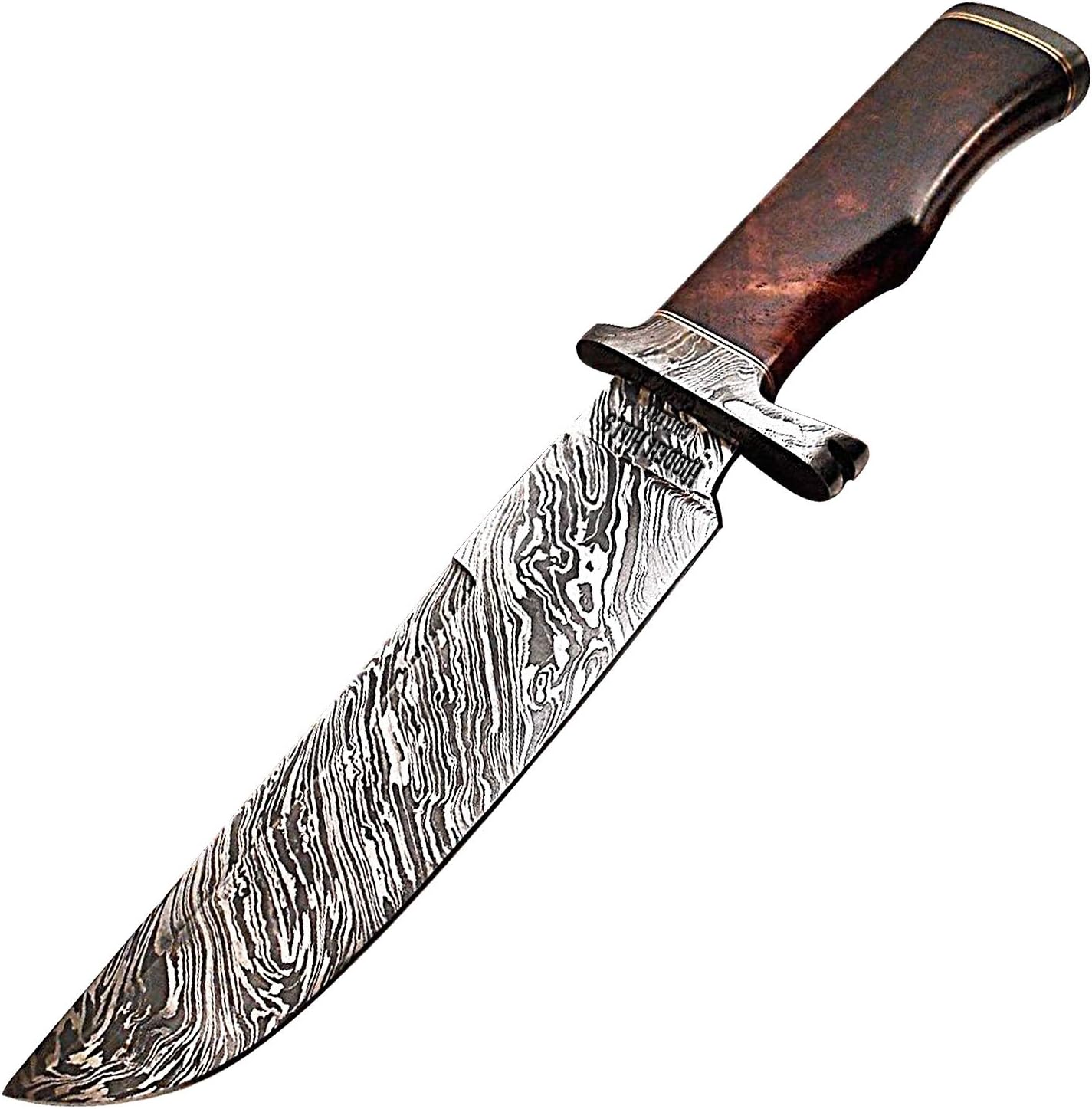 HHC Custom Made Damascus Steel Hunting Karambit Knife