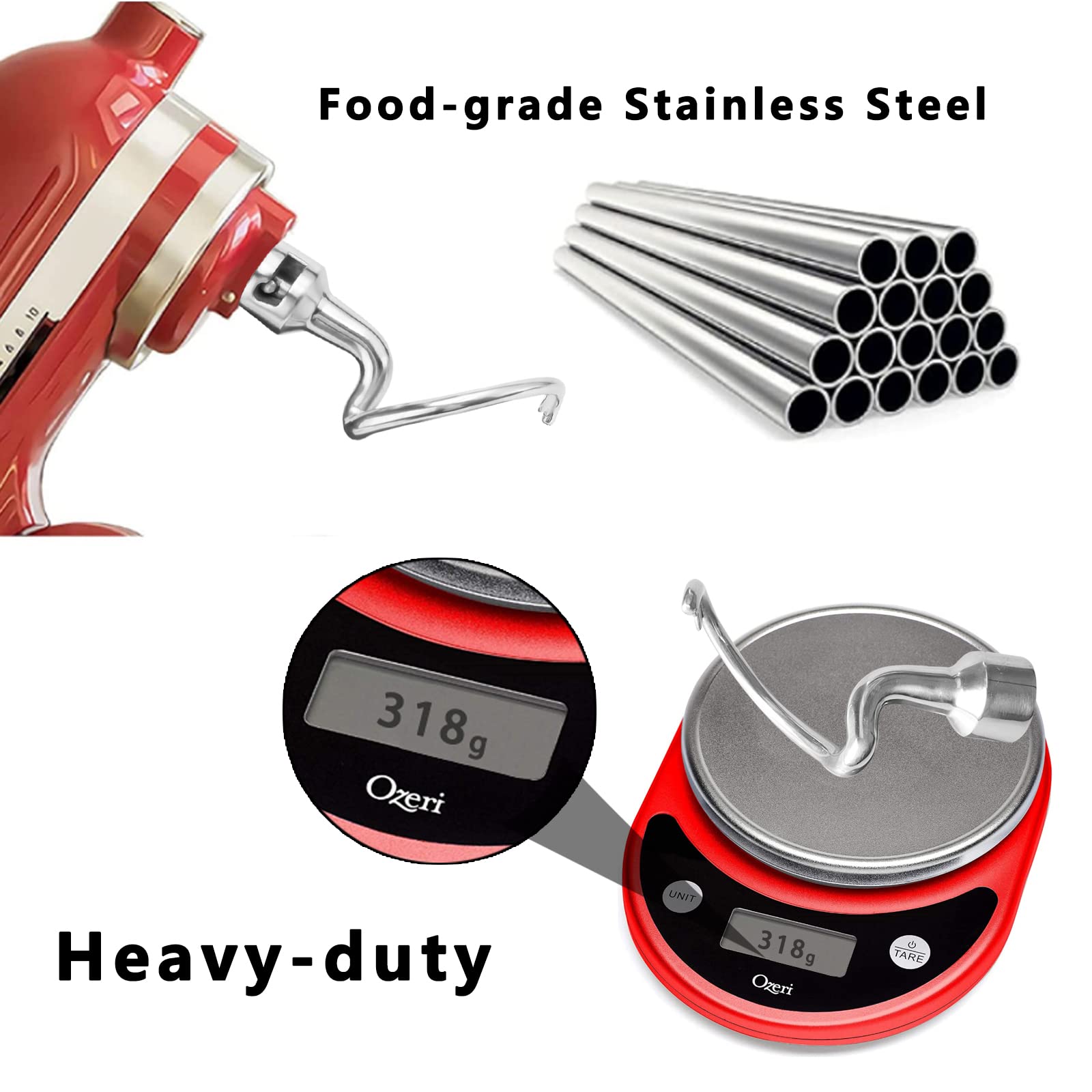 Gancio Impastatore SEB Per Macchine Panificazione - Ricambio Moulinex - Foto 4