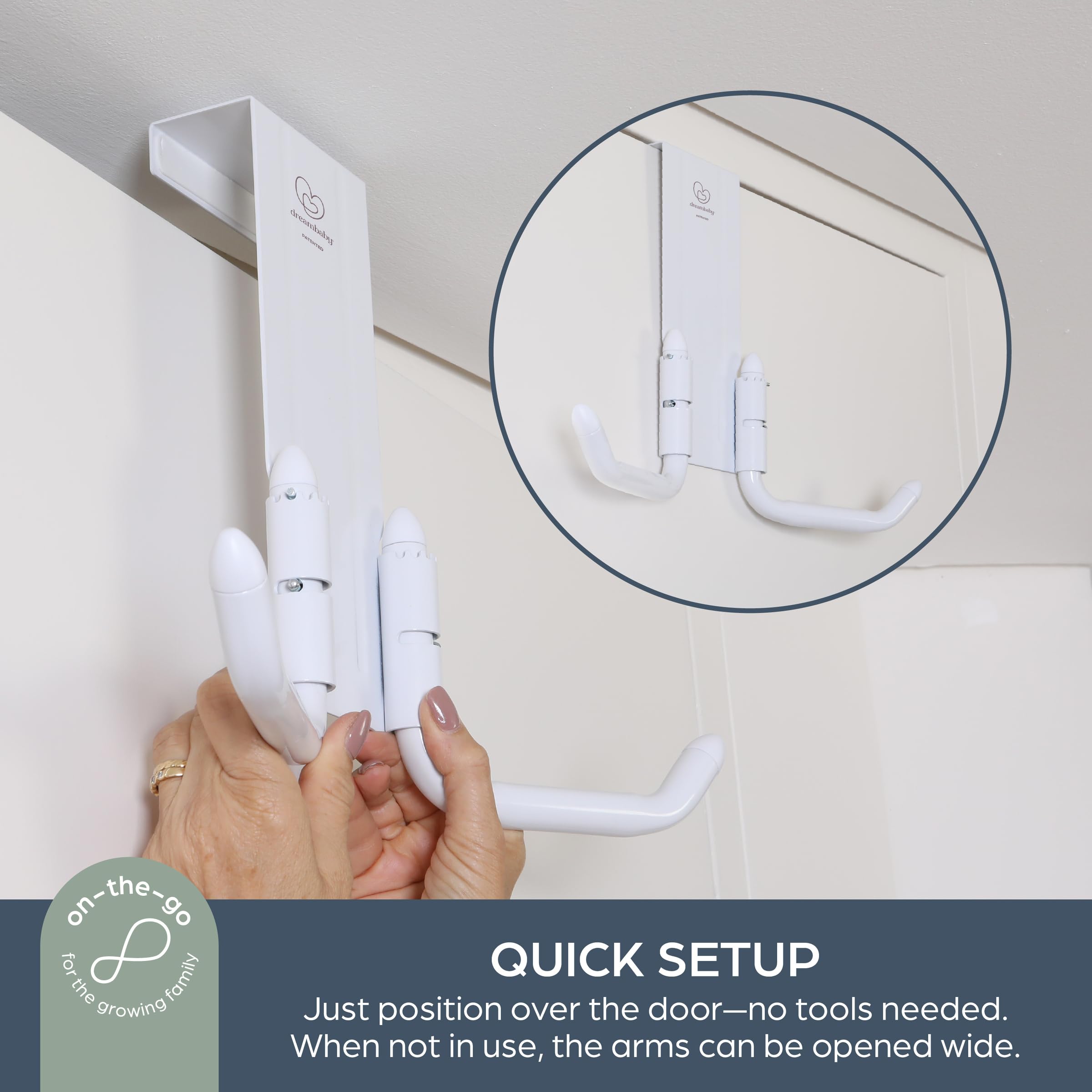 Dreambaby Stollaway - Gancio per porta passeggino/carrozzina