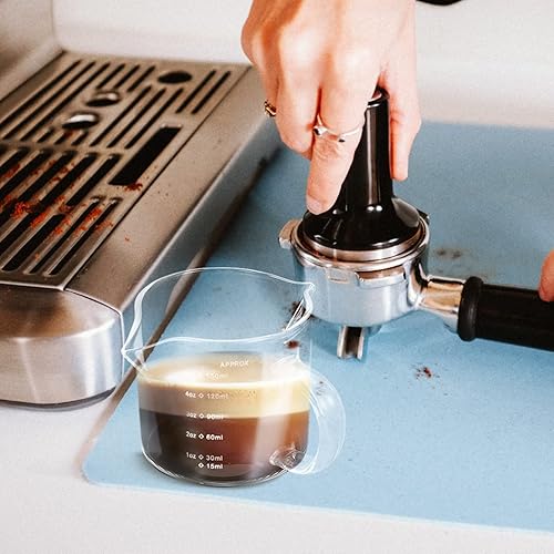 Miniatura 4 de UPKOCH Jarra pequeña de vidrio para crema de cristal para café, leche y leche, jarra de salsa transparente para salsa, barco, jarra para café, té,