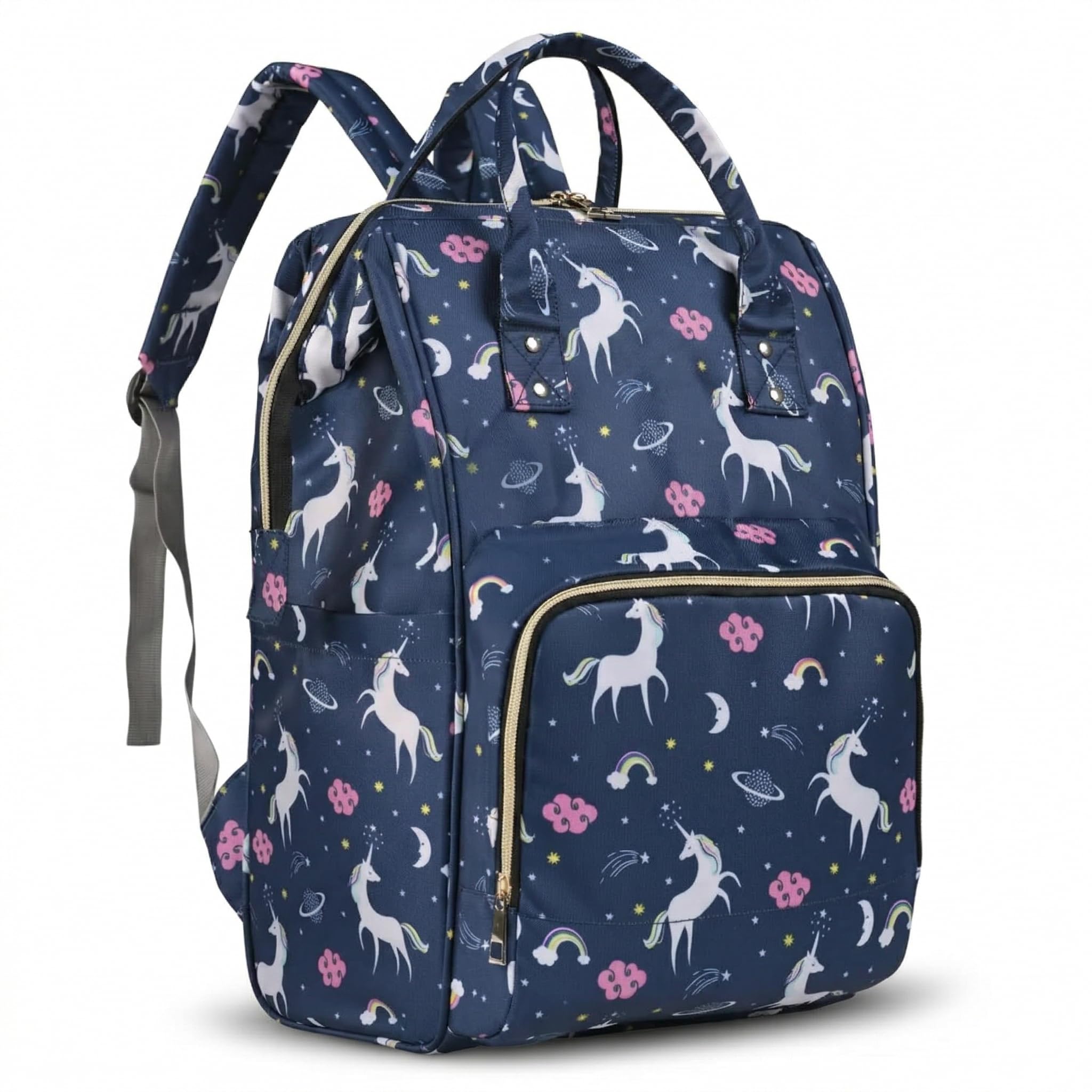 clicebestix Diaper Bag for Mothers for Travel, Baby Bag for Mother Travel, Hospital Bag for Delivery Women, Baby Diaper Bag for Mom, 12 Pockets Diaper Bags for Mothers with 9 Months Warranty