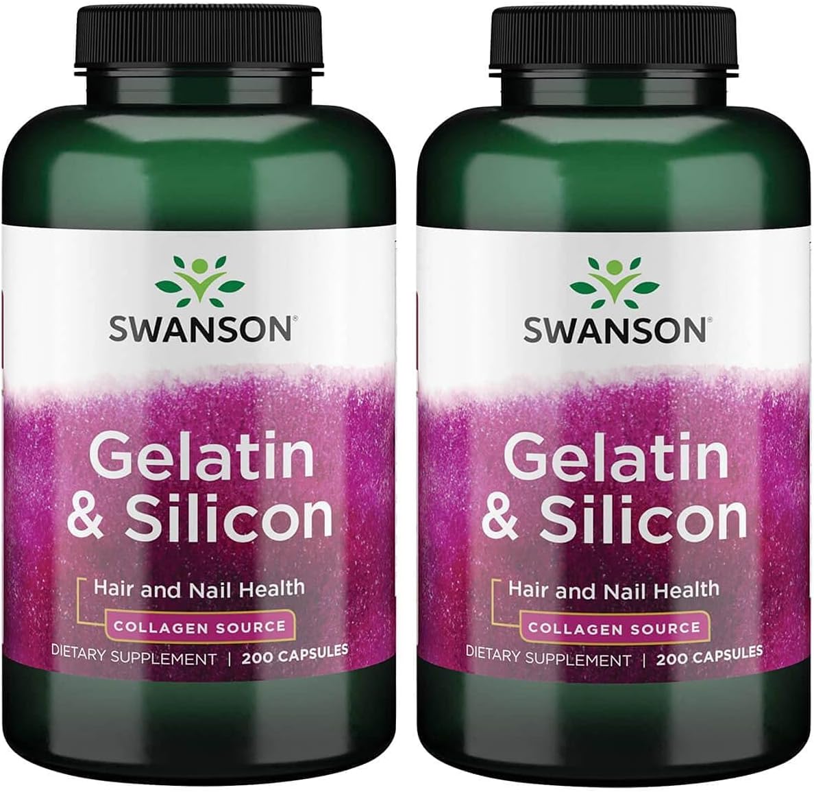 Swanson Gelatin and SiliconCollagen Proteins Supporting