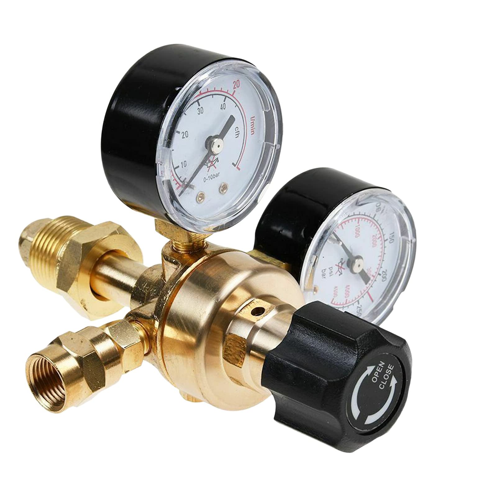 Buy RUTILY Argon CO2 Flow Meter Regulator CGA 580 Welding Welder