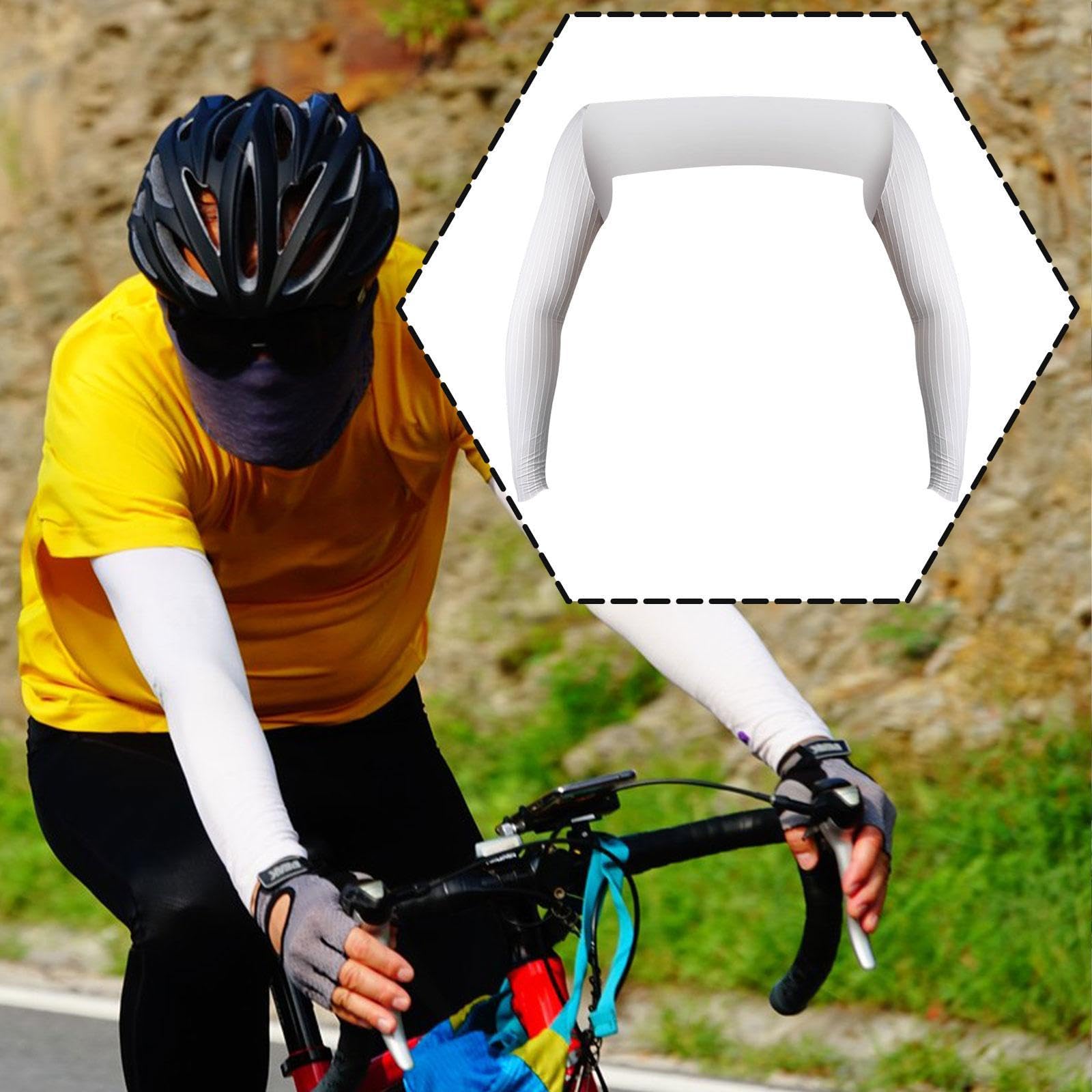 Shawl Copri Braccio Manicotti Raffreddanti Tessuto Asciugatura Rapida Materiale Elastico Adatto per Ciclismo Guida Jogging Escursioni