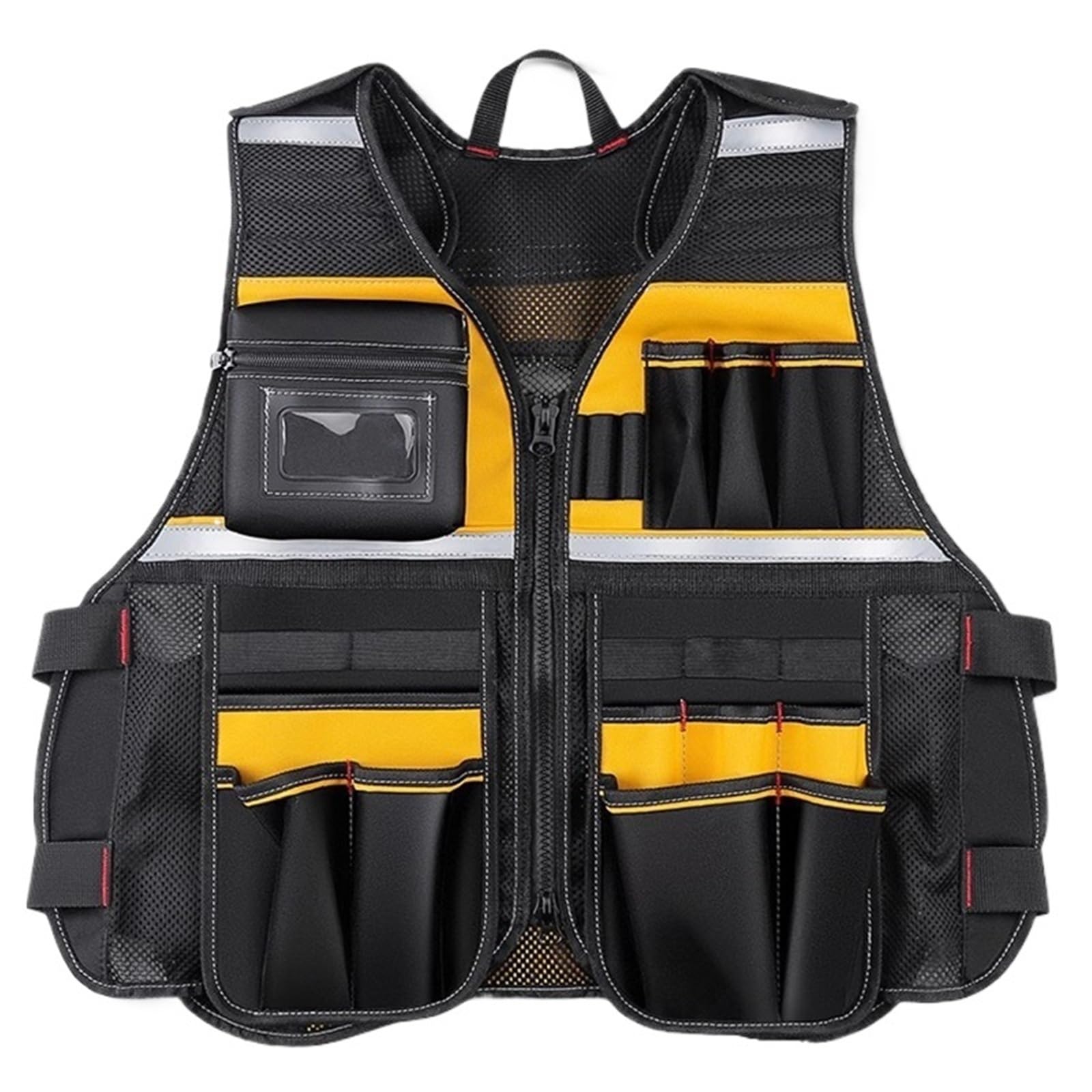 Chaleco de Trabajo Tool Vest For Carpenter Multi-functional Pockets Electrician Work Fishing For Men Photography Man