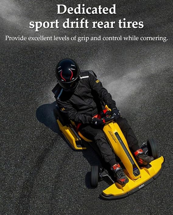 10x2.75 Quick Release Tire Replacement for Segway S MAX/Gokart PRO/Gokart PRO/Gokart Kit with Ninebot S Max/Go Kart Kit Refit Parts 10-2.75 Electric Go Kart Bundle Rear Tire