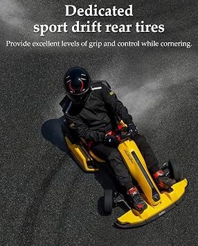10x2.75 Quick Release Tire Replacement for Segway S MAX/Gokart PRO/Gokart PRO/Gokart Kit with Ninebot S Max/Go Kart Kit Refit Parts 10-2.75 Electric Go Kart Bundle Rear Tire