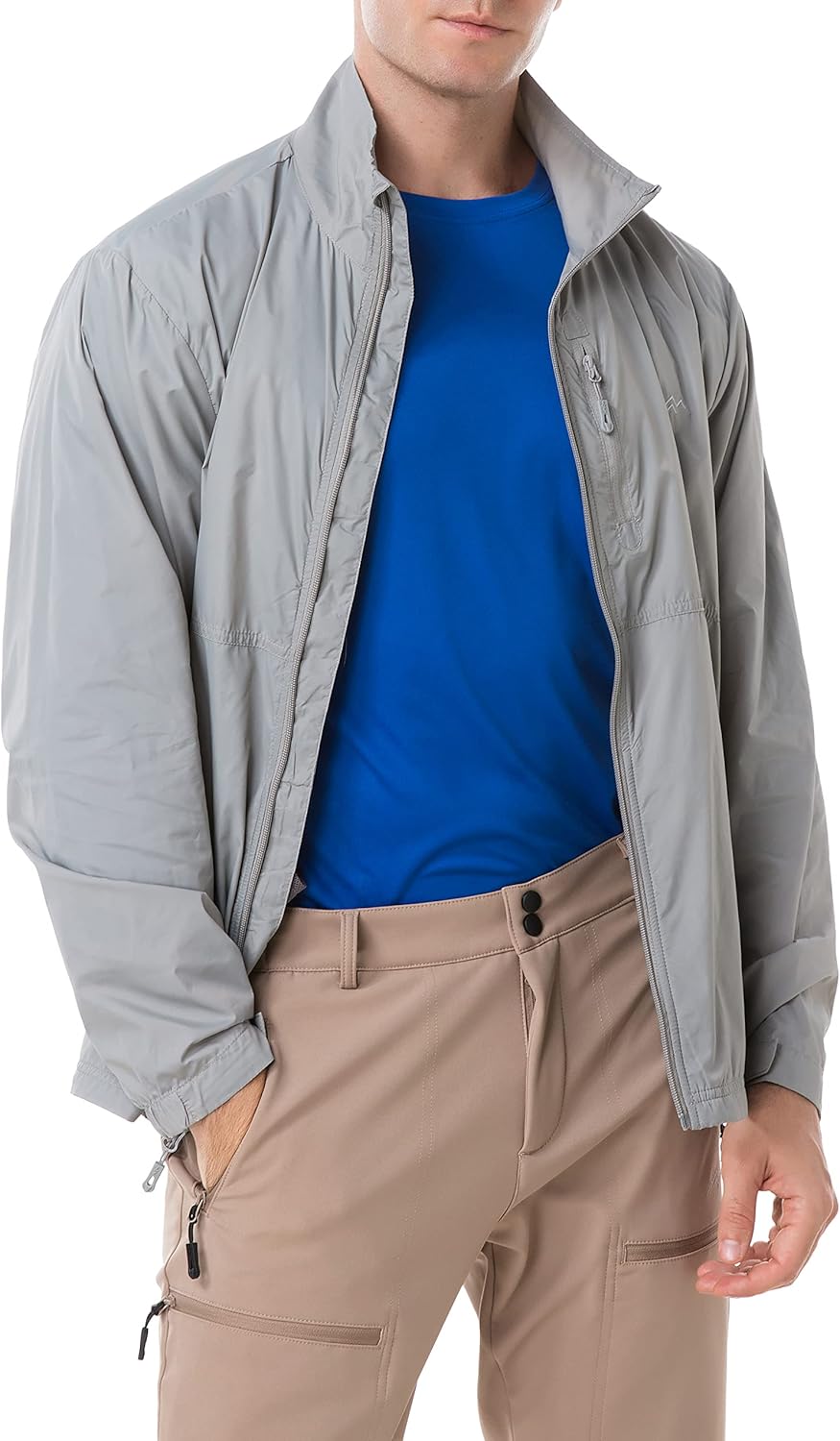 TRAILSIDE SUPPLY CO. Mens Windbreaker Jackets Lightweight Packable Jacket,Windproof and Dustproof - Image 3