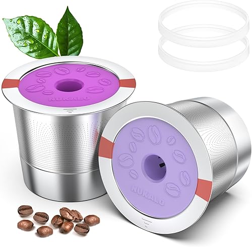 Tazas K reutilizables y recargables para Keurig cápsulas de café reutilizables K Cup para máquina de café Keurig 1.0 y 2.0, filtros de café de acero
