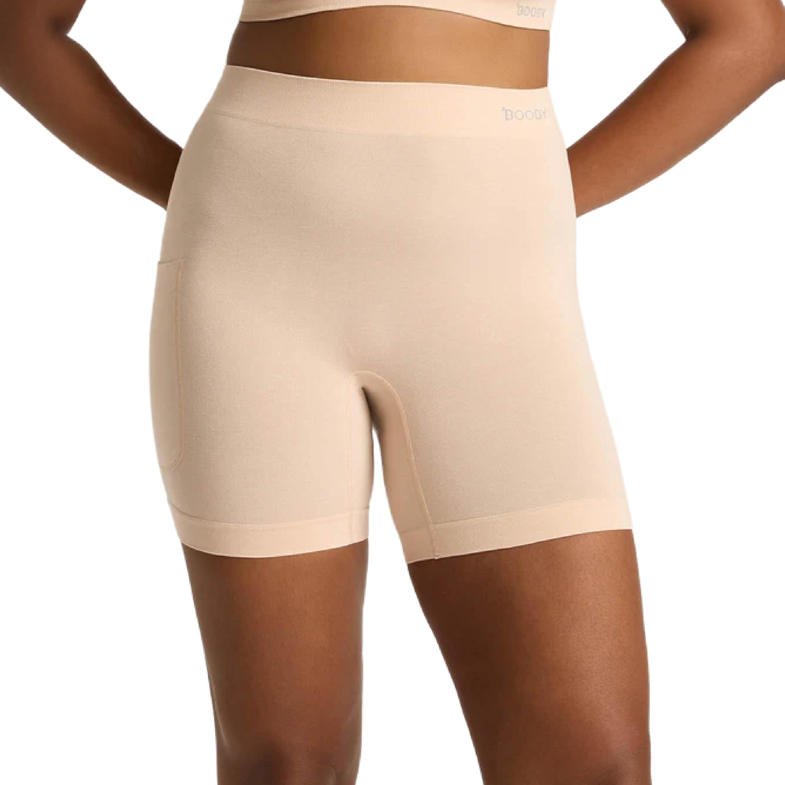 Boody Seamfree Undershorts with Pocket 6" - Shell / 3XL