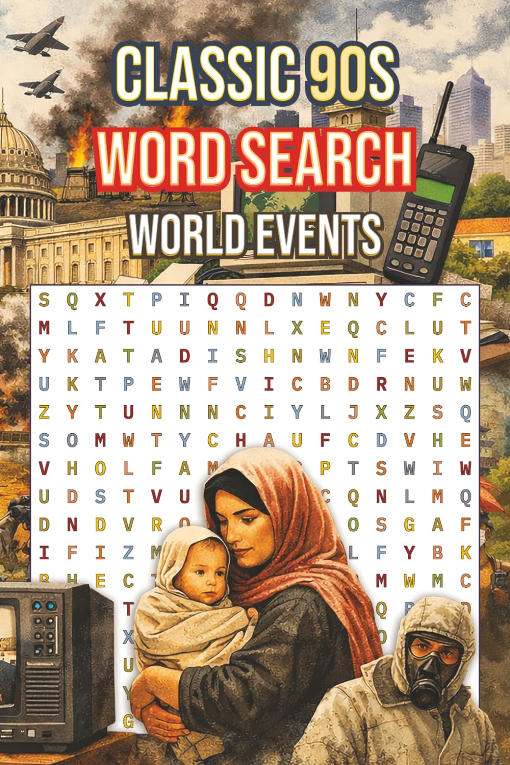 Classic 90s Word Search: World Events (Classic 90s Nostalgia: Retro Word Search Puzzles)