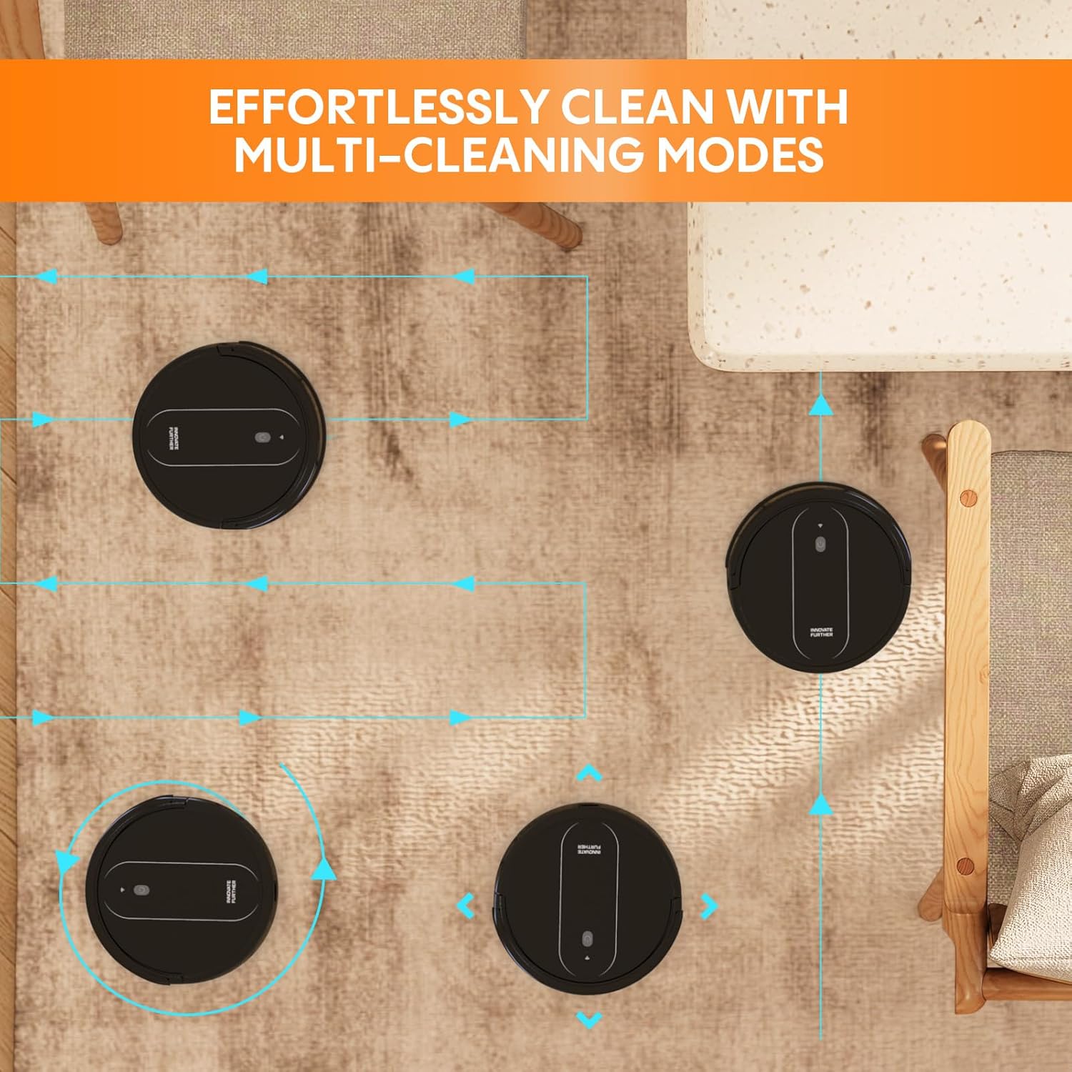 AZQQ Vacuum Robot: Effortless Cleaning with Multiple Modes