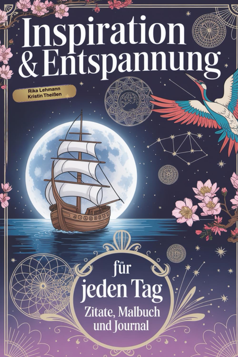 Ausmalbuch für Erwachsene mit 52 Zitaten, kreatives Journal für Achtsamkeit, Entspannung & Reflexion – Inspirierende Ausmalbilder für jede Woche