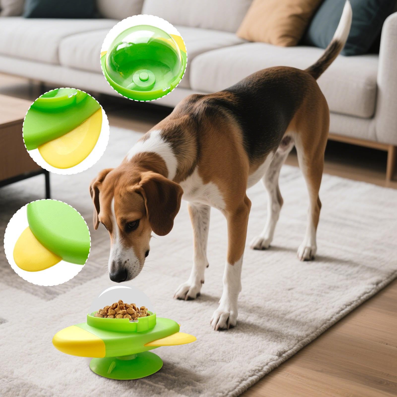 Generico Gioco Rompicapo per Cani | Pallina Alimento Cibo Puzzle per Cani,Gioco Cognitivo Antingozzo Cura Noia Addestramento Stimolo Mentale Intrattenimento Interno