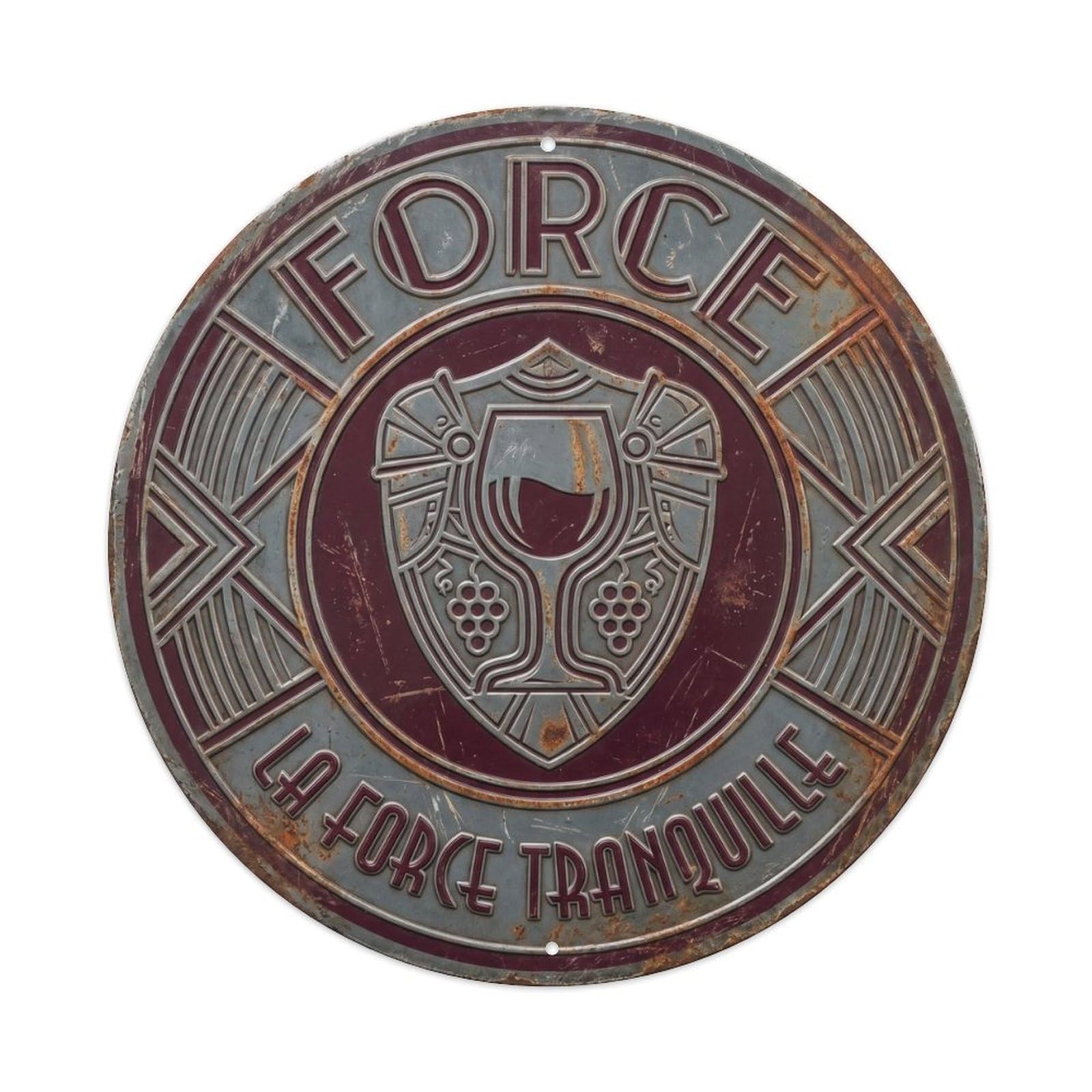 Force Humorous Lounge Force Metal Tin Sign