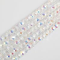 Vista 12 de Cuentas de vidrio redondas facetadas de 10 mm en negro, 250 piezas, forma de Briolette, cuentas espaciadoras de cristal para hacer joyas