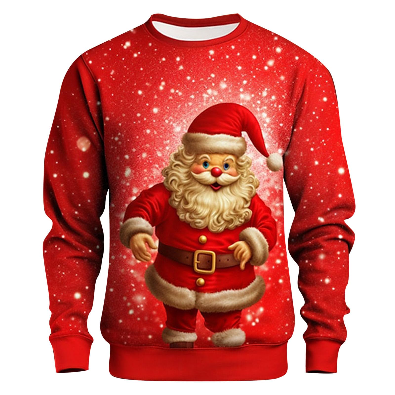 Pull de Noël homme motif unique 3D : le cadeau idéal pour les fêtes - 5