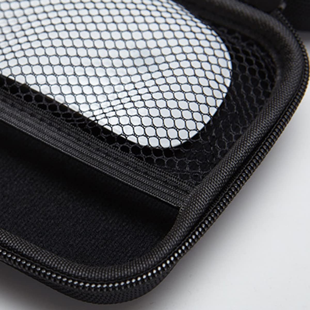 Gatuida 3pezzi Eva Earphone Storage Box Porta Cuffie Rigido Borsa Per Hard Drive Bank Design Compatto e Antiurto Nero