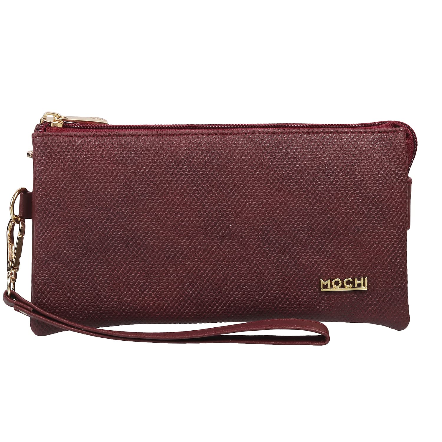 Nylon Women Maroon Western Wrislet Wallet (95-7660)-image-40