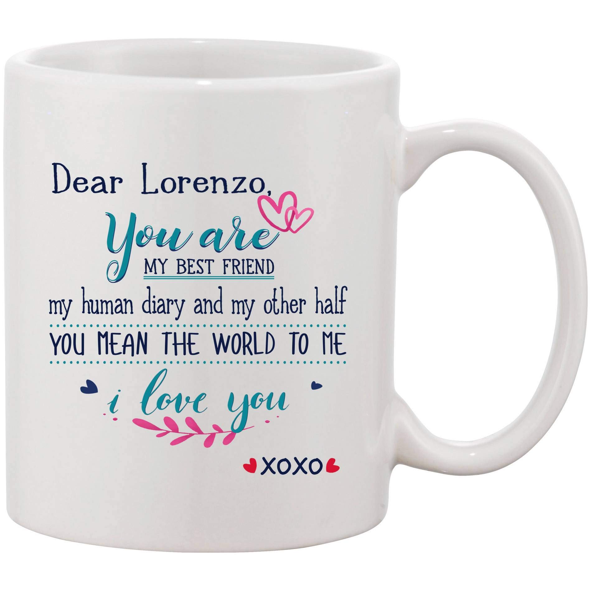 Amazon.com: Christmas Gifts For Husband - Dear Lorenzo You Are My 