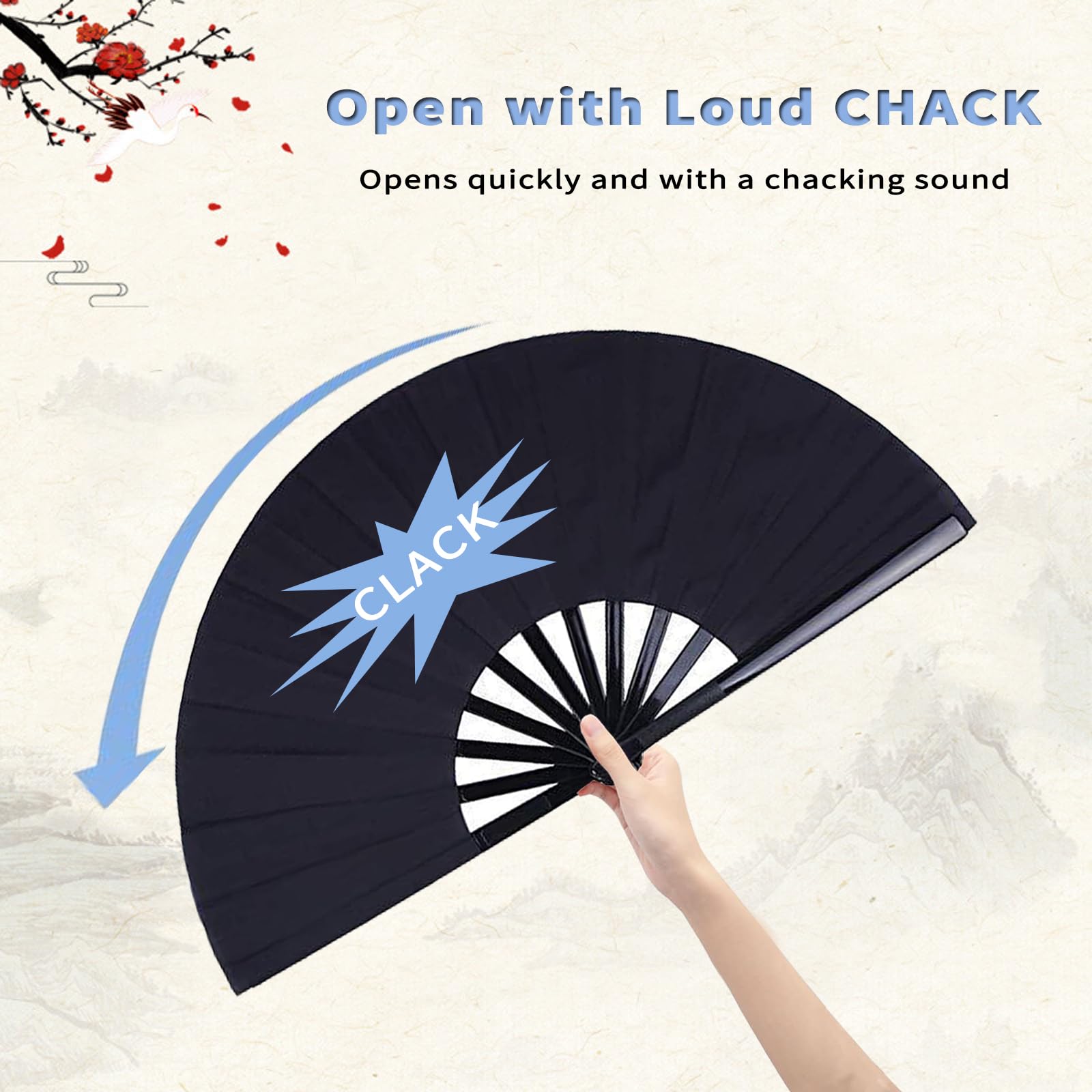 Line Dance Fan 13 Inch Boots On The Ground Fan - Chinese Kung Fu Line ...