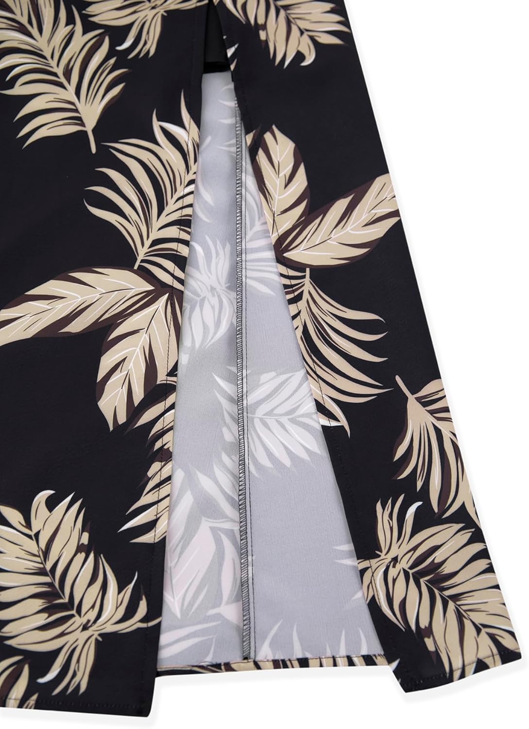 Avanova Women Boho Floral Slit Maxi Skirt Split Thigh High Waisted Long Skirts - Image 4