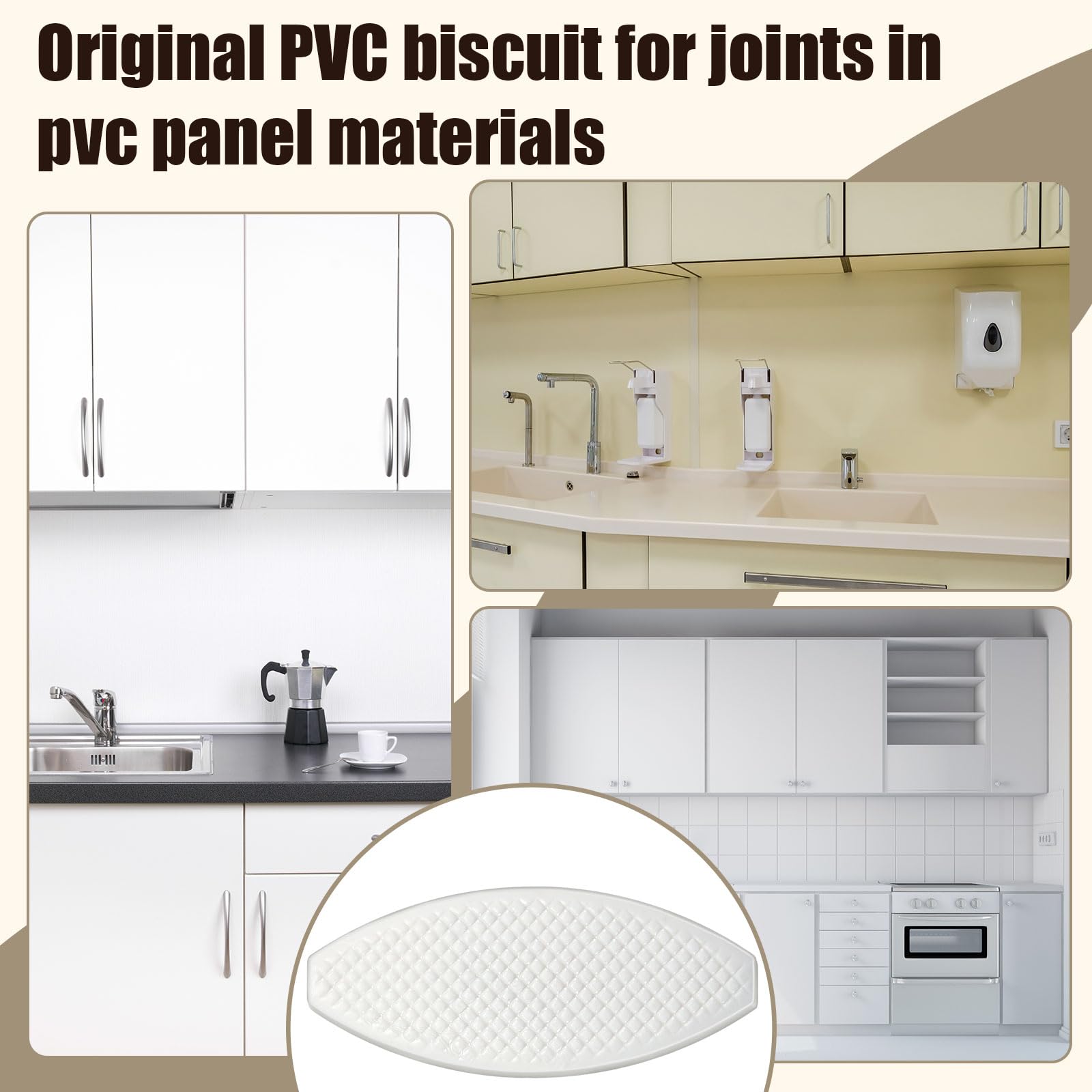 PVC Biscuit Joiners - 50 Pack -6 PVC Biscuit Joiners - 50 Pack -6